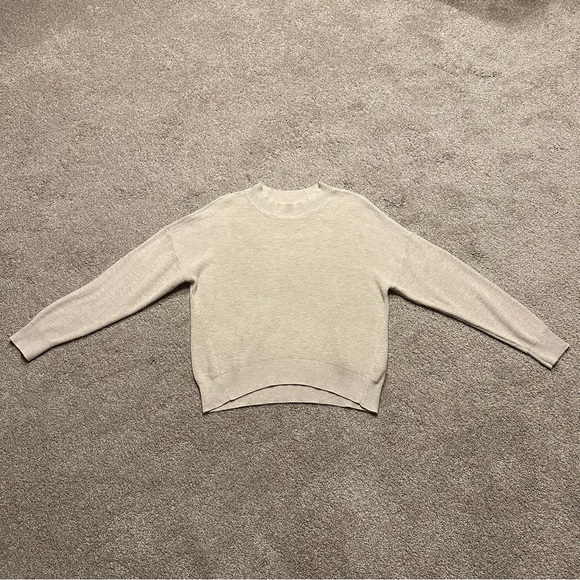 Sweaters - Tan colored soft, cozy, lightweight sweater in Women’s SMALL